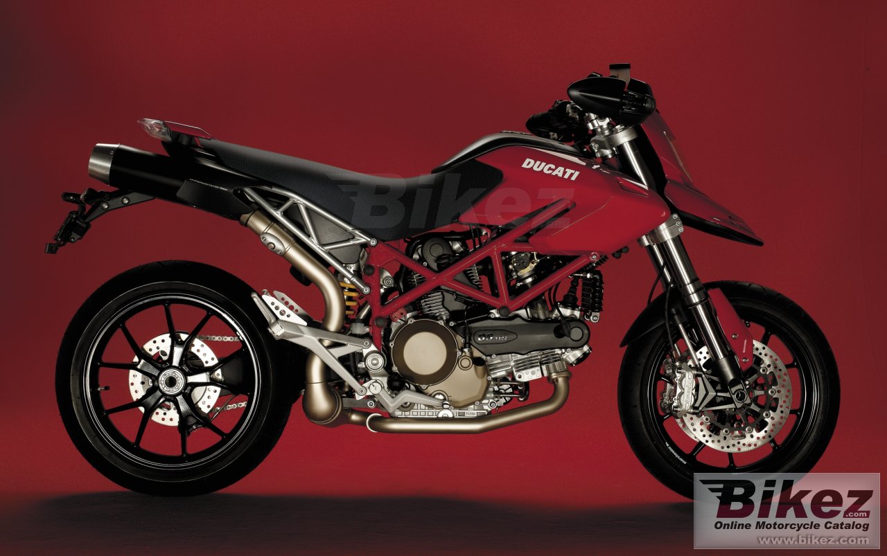Big Ducati hypermotard 1100 s picture and wallpaper from Bikez.com